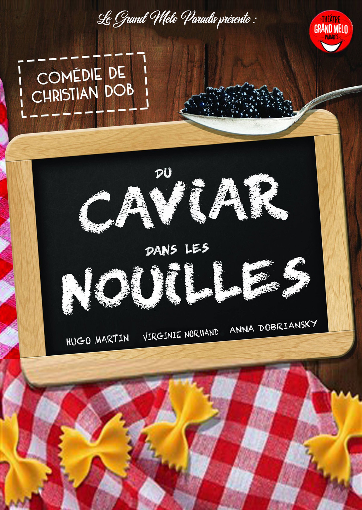 Du caviar dans les nouilles