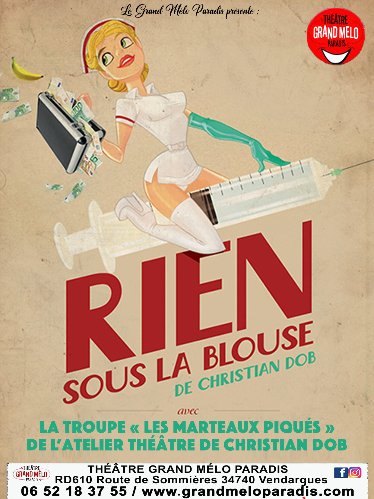 Rien sous la blouse