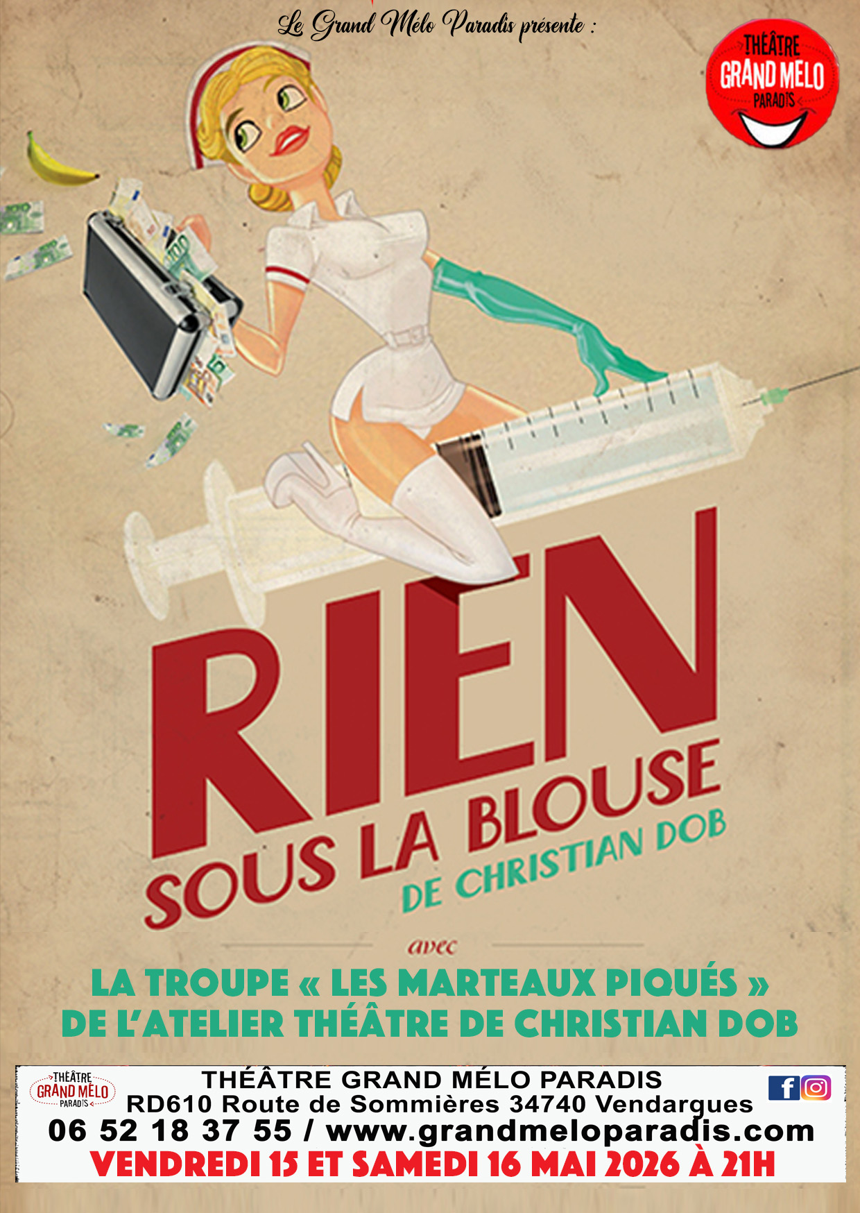 Rien sous la blouse